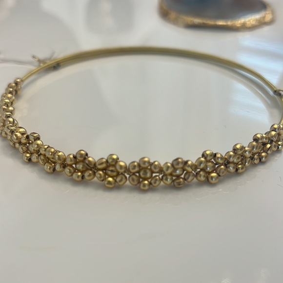 NWT Handcrafted Brass necklace.  Garland ADJUSTABLE NECKLACE - Picture 11 of 17